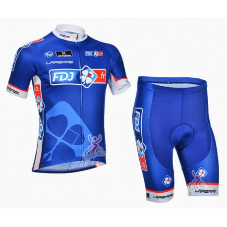 PROFESJONALNY LETNI KOMPLET ROWEROWY FDJ  2013 4 MODELE