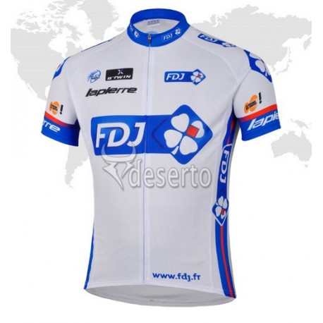 FDJ PROFESJONALNE LETNIE KOSZULKI ROWEROWE 2013