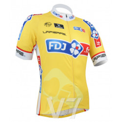 FDJ PROFESJONALNE LETNIE KOSZULKI ROWEROWE 2013 YELLOW