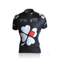 FDJ PROFESJONALNA KOSZULKA ROWEROWA 2010  BLACK