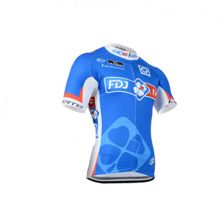 PROFESJONALNA KOSZULKA ROWEROWA FDJ  MODEL 2014 BLUE