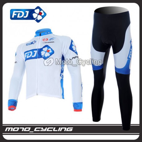 FDJ PROFESJONALNY DŁUGI KOMPLET ROWEROWY 2012