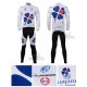 FDJ PROFESJONALNY DŁUGI KOMPLET ROWEROWY 2012 WHITE