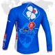 PROFESJONALNY DŁUGI KOMPLET ROWEROWY FDJ 2014 BLUE
