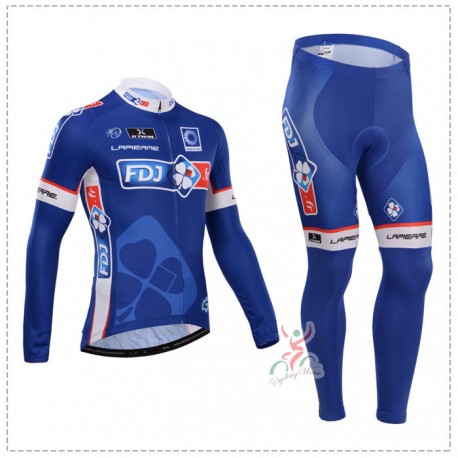 PROFESJONALNY DŁUGI KOMPLET ROWEROWY FDJ 2014