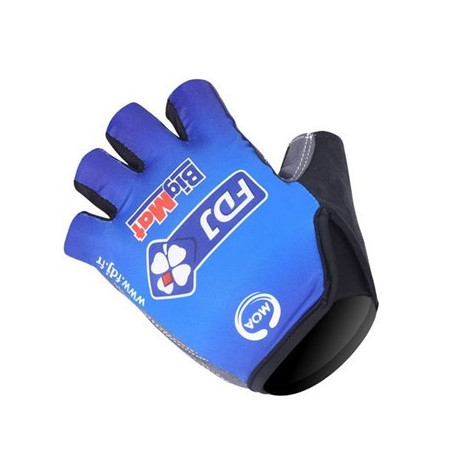 FDJ PROFESJONALNE RĘKAWICZKI ROWEROWE MODEL 2012 BLUE