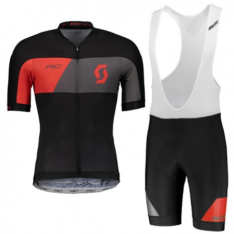 SCOTT LETNI KOMPLET ROWEROWY 2017/18 BLACK-RED