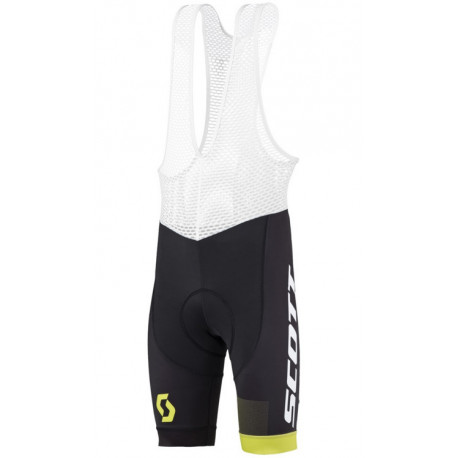 SCOTT PROFESJONALNE SPODENKI ROWEROWE 2015/16 BLACK-YELLOW