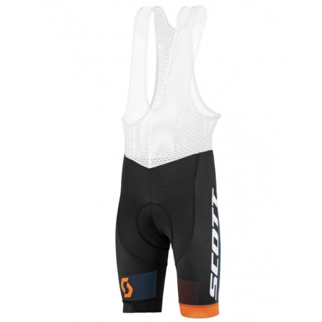 SCOTT PROFESJONALNE SPODENKI ROWEROWE 2015/16 BLACK-ORANGE