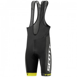 SCOTT PROFESJONALNE SPODENKI ROWEROWE 2016 BLACK-YELLOW