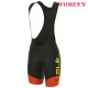 ALE DAMSKIE SPODENKI ROWEROWE MODEL 2016/17 BLACK-ORANGE