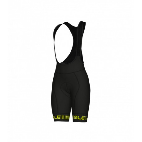 ALE DAMSKIE SPODENKI ROWEROWE MODEL 2017/18 BLACK-YELLOW