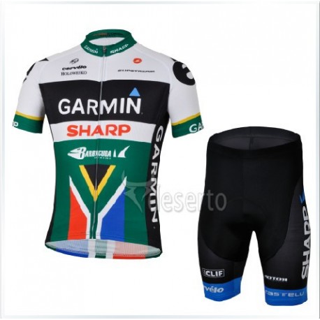 GARMIN-CERVELO LETNI KOMPLET ROWEROWY 2013/14 GREEN