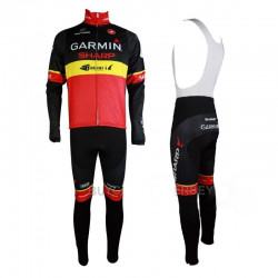 GARMIN DŁUGI KOMPLET ROWEROWY MODEL 2014/15 RED-BLACK-YELLOW