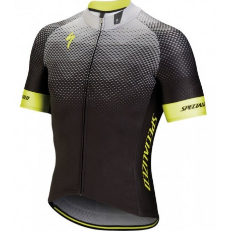 SPECIALIZED KOSZULKA ROWEROWA MODEL 2018 BLACK-YELLOW