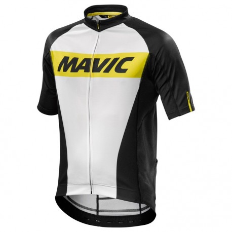 MAVIC PROFESJONALNA KOSZULKA ROWEROWA MODEL 2016 WHITE-BLACK