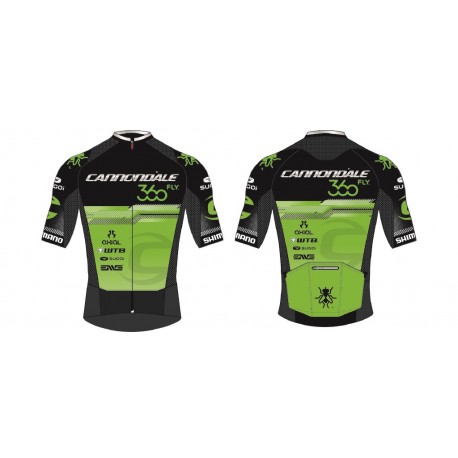 CANNONDALE PROFESJONALNA KOSZULKA ROWEROWA 2018 BLACK-GREEEN