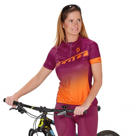 SCOTT DAMSKI LETNI KOMPLET ROWEROWY MODEL 2017 BLUE-PURPLE