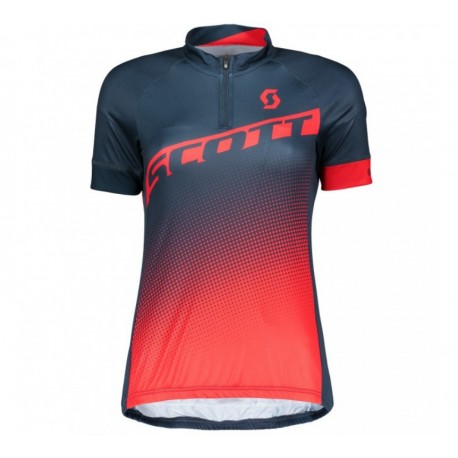 SCOTT DAMSKA KOSZULKA ROWEROWA MODEL 2017/18 DARK RED