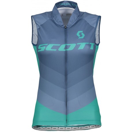 SCOTT DAMSKI BEZRĘKAWNIK ROWEROWY MODEL 2018 BLUE