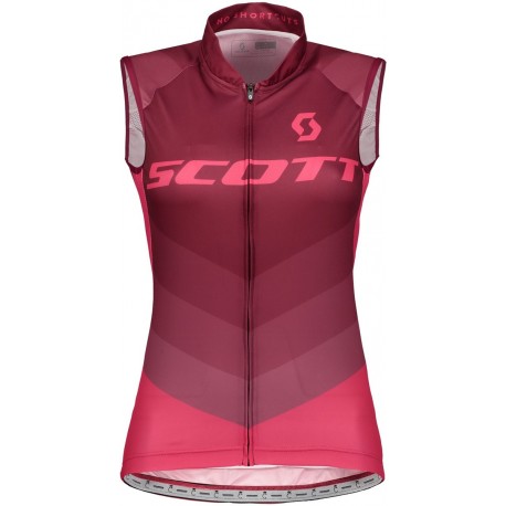 SCOTT DAMSKI BEZRĘKAWNIK ROWEROWY MODEL 2018 RED