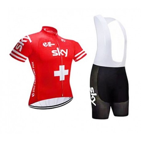 SKY PROFESJONALNY LETNI KOMPLET ROWEROWY 2017 WHITE