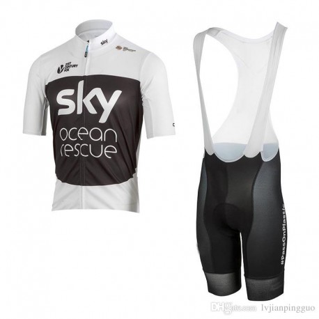 SKY PROFESJONALNY LETNI KOMPLET ROWEROWY 2018 WHITE