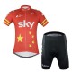SKY PROFESJONALNY LETNI KOMPLET ROWEROWY 2018 WHITE