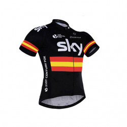 SKY PROFESJONALNA KOSZULKA ROWEROWA 2016/17 BLACK