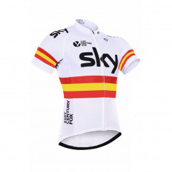 SKY PROFESJONALNA KOSZULKA ROWEROWA 2016/17 WHITE