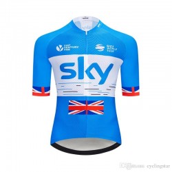 SKY PROFESJONALNA KOSZULKA ROWEROWA 2018/19 BLUE