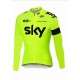 SKY PROFESJONALNY DŁUGI KOMPLETROWEROWY 2015 FLUO YELLOW