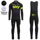 SKY PROFESJONALNY DŁUGI KOMPLETROWEROWY 2015 FLUO YELLOW