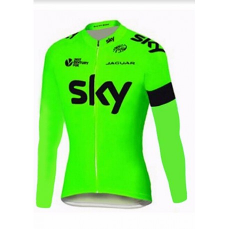 SKY PROFESJONALNA BLUZA ROWEROWE MODEL 2016/17 FLUO GREEN