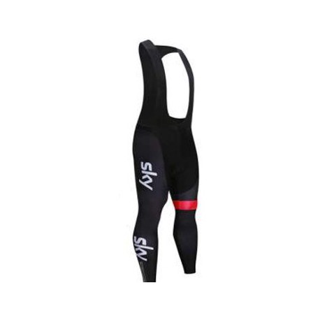 SKY PROFESJONALNE SPODNIE ROWEROWE 2017/18 BLACK RED