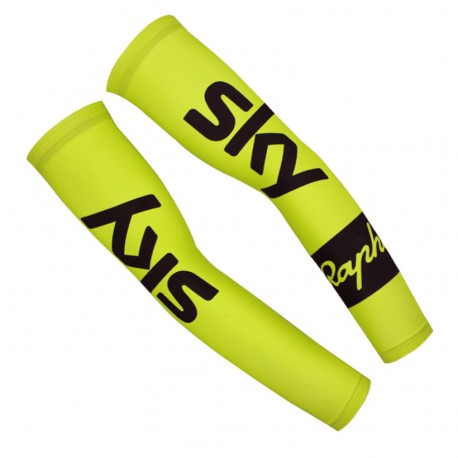 SKY RĘKAWKI ROWEROWE MODEL 2014/15 FLUO YELLOW