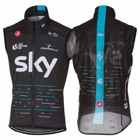 SKY KAMIZELKA ROWEROWA WINDPROOF MODEL 2017/18 BLACK