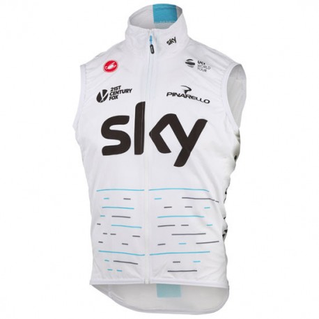 SKY KAMIZELKA ROWEROWA WINDPROOF MODEL 2017/18 WHITE