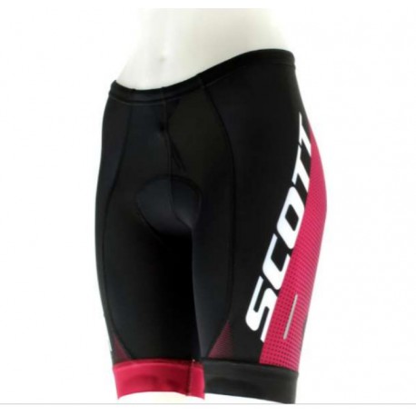 SCOTT DAMSKIE SPODENKI ROWEROWE MODEL 2018/19 BLACK-RED