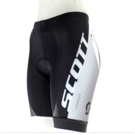 SCOTT DAMSKIE SPODENKI ROWEROWE MODEL 2018/19 BLACK-WHITE