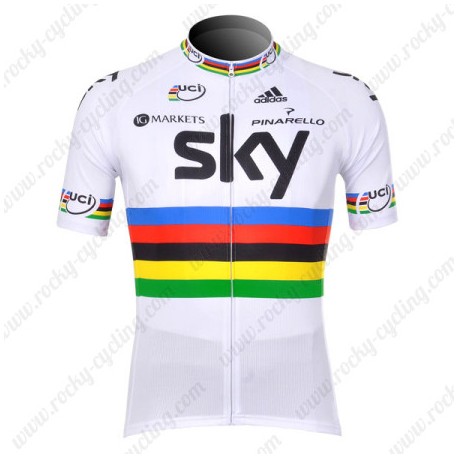 PROFESJONALNA KOSZULKA ROWEROWA SKY-UCI MODEL 2012