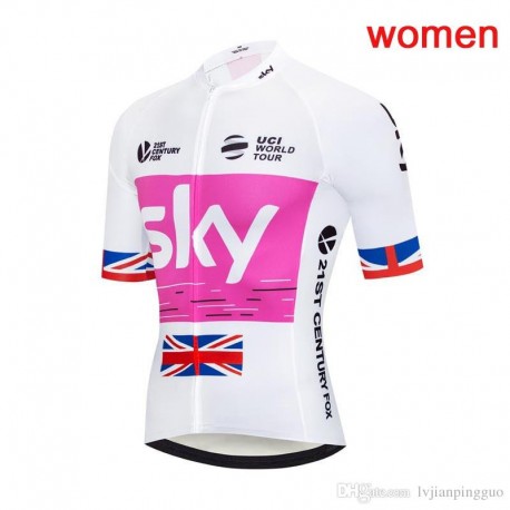 SKY DAMSKA KOSZULKA ROWEROWA MODEL 2019 WHITE
