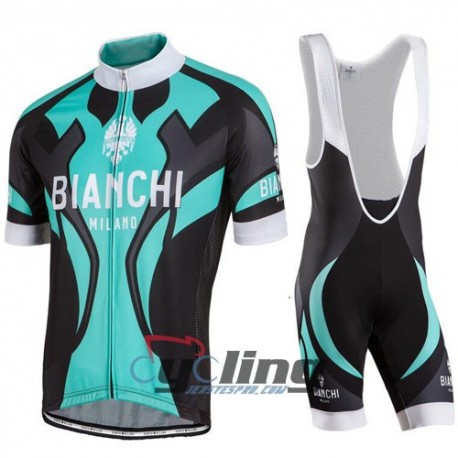 BIANCHI LETNI KOMPLET ROWEROWY MODEL 2016 GREEN- WHITE