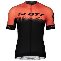 SCOTT KOSZULKA ROWEROWA MODEL 2019 BLACK-ORANGE