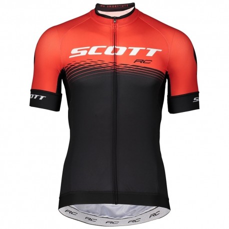SCOTT KOSZULKA ROWEROWA MODEL 2019 BLACK-RED
