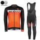 SCOTT DŁUGI KOMPLET ROWEROWY 2018 BLACK-RED