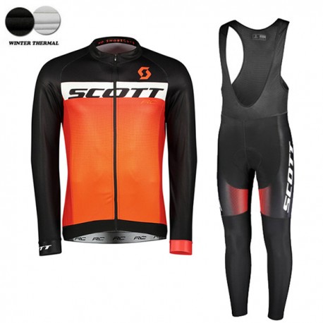 SCOTT DŁUGI KOMPLET ROWEROWY 2018 BLACK-RED