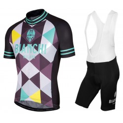 BIANCHI LETNI KOMPLET ROWEROWY MODEL 2016 BLACK-GREEN