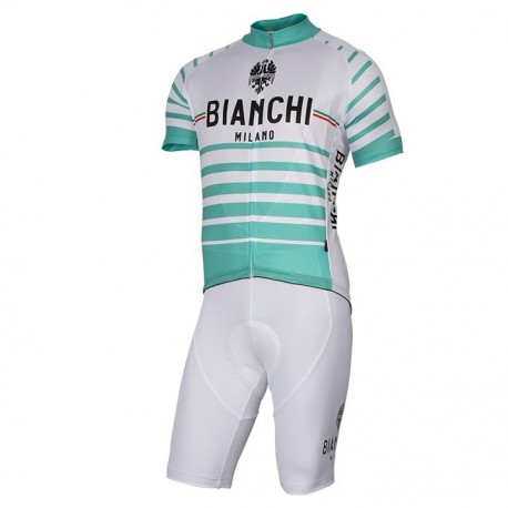 BIANCHI LETNI KOMPLET ROWEROWY MODEL 2018 WHITE