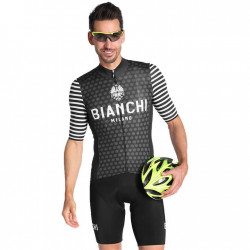 BIANCHI LETNI KOMPLET ROWEROWY MODEL 2018/19 BLACK-BLUE